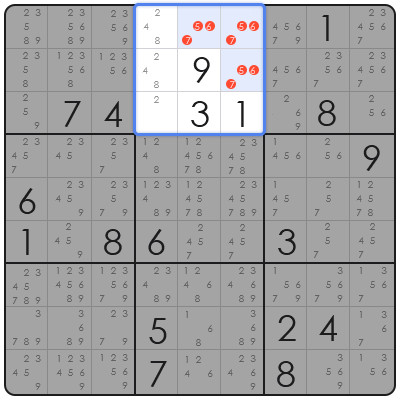 sudoku xy wing explained
